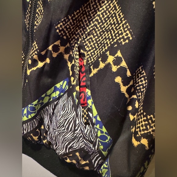 H&M Multicolor Patterned Bomber Jacket - Picture 9 of 15